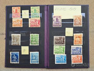 Francobolli Fiume 1919