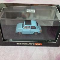 Minichamps Fiat 500 l azzurro 