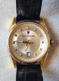 OROLOGIO LAMBORGHINI ORO 18KT DIAMANTI SWISS MADE