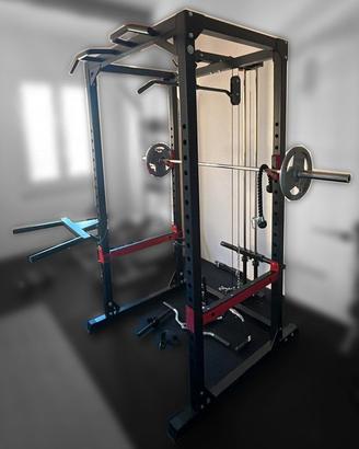 Rack/Gabbia per Squat, Lat-machine e Pulley