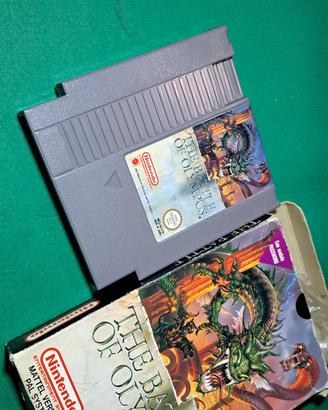 The Battle of Olympus NES Mattel PAL Scatola