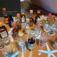 Lotto bottigliette mignon vintage mix da anni '60