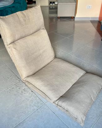 Poltrona da pavimento reclinabile