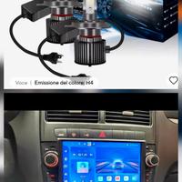 autoradio e led
