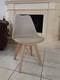 Sedie moderne in stile scandinavo