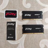 Kingston FURY Impact 32GB DDR5 4800 MT CL38 SODIMM