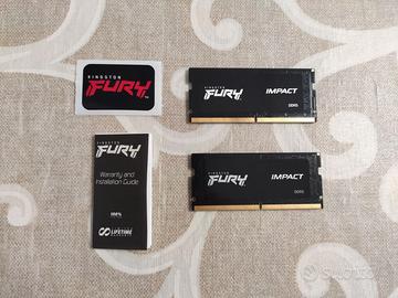 Kingston FURY Impact 32GB DDR5 4800 MT CL38 SODIMM