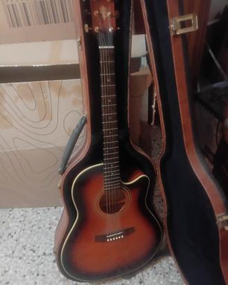 Ibanez ae25ts con annessa custodia rigida