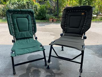 Sedie carpfishing pesca campeggio