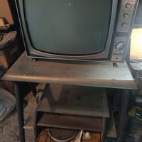 Mobile porta TV con giradischi vintage
