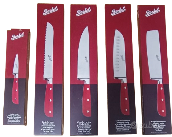 Cutco Studio + Set 4 Coltelli Con Ceppo - Finitura Rovere, Coltelli Da Cucina Professionali