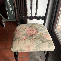 Tavolo marmo nero rettang + 6 sedie 250€