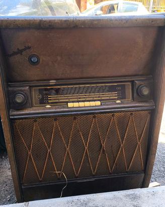 Mobile Radio Giradischi CGE Pentafono Anni '50