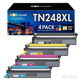 Kit 4 Toner Brother TN248XL Compatibili