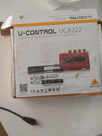 behringer u-control uca222 interfaccia audio usb