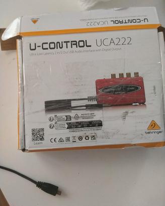 behringer u-control uca222 interfaccia audio usb