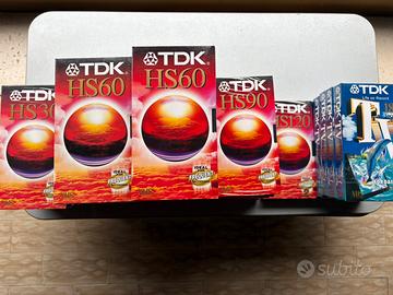 Nastri Vhs Tdk nuovi con sigillo originale