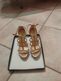 elegante sandalo gioiello Rosa oro n 37