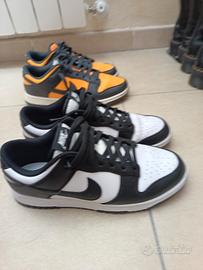  Nike dunk ner è bianche e gialle e nere 