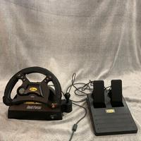 Volante + Pedaliera Mad Cats Sony PlayStation