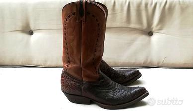 stivali in vero pitone n. 45