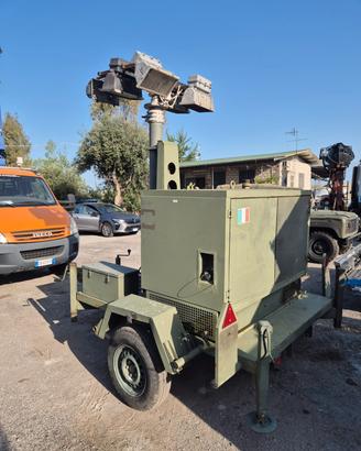 Rimorchio torre farro illuminazione