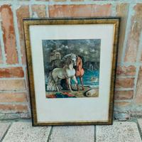 Stampa Vintage Giorgio De Chirico '70