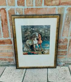 Stampa Vintage Giorgio De Chirico '70