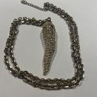 Ciondolo Collana corno della fortuna