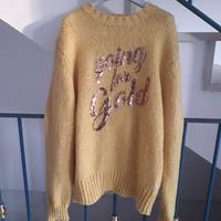 maglione giallo ragazza 13-14 anni