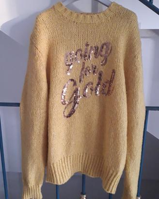 maglione giallo ragazza 13-14 anni