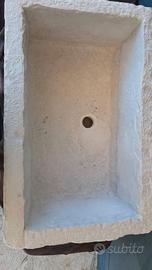 Lavabo/lavello in pietra massello