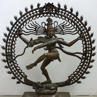 Grande statua in bronzo di Nataraja