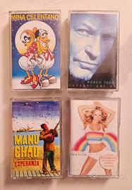 4 Cassette vari cantanti