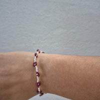 Braccialetto di perline con fiori