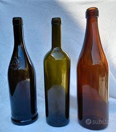 Bottiglie vino per tappo a sughero e damigiane