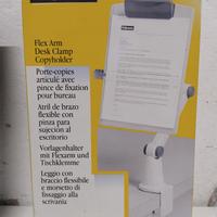 Leggio Fellowes con braccio flessibile, mai usato