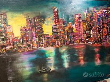 Quadro acrilico su tela