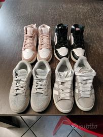 scarpe Nike e Adidas stock