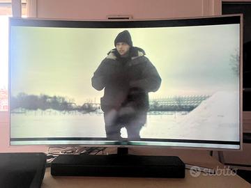 Tv Samsung curvo 55’ argento