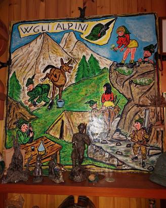 Dipinto alpini