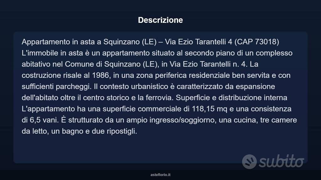 Appartamento – Squinzano, Lecce - Vista 4