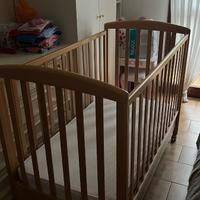 Lettino legno naturale