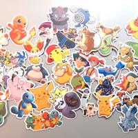 50 adesivi dei Pokémon 
