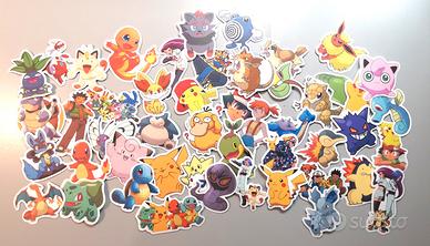 50 adesivi dei Pokémon 