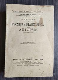 Libro Antico Autopsie De Vecchi 1928 Vallardi