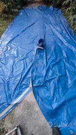 Cagnaro telo copripozzetto copertura barca a vela