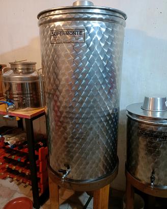 botte acciaio inox vino/olio