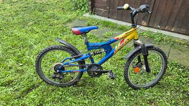 Bici bimbo biammortizzata (ruote del 20)
