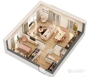 Bilocale a Como città posto auto-libero subito